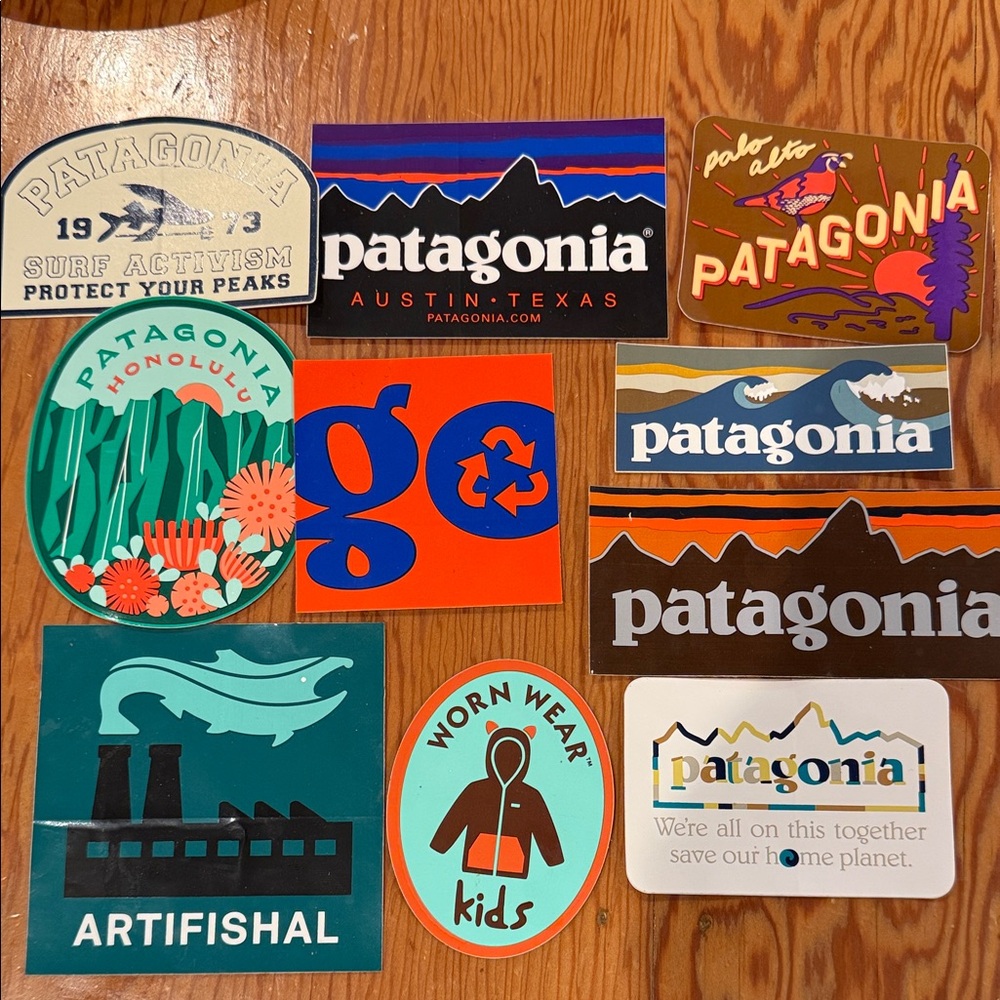 Patagonia Vibrant Sticker Set